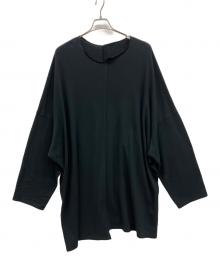 YOHJI YAMAMOTO（ヨウジヤマモト）の古着「インサイドアウトロングカットソー」｜ブラック