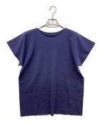 me ISSEY MIYAKEミーイッセイ ミヤケ）の古着「ハーフスリーブカットソー」｜パープル