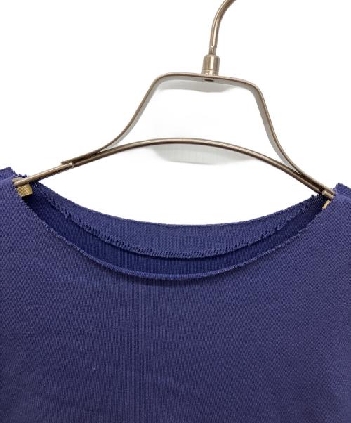 me ISSEY MIYAKE（ミーイッセイ ミヤケ）me ISSEY MIYAKE (ミーイッセイ ミヤケ) ハーフスリーブカットソー パープル サイズ:Freeの古着・服飾アイテム