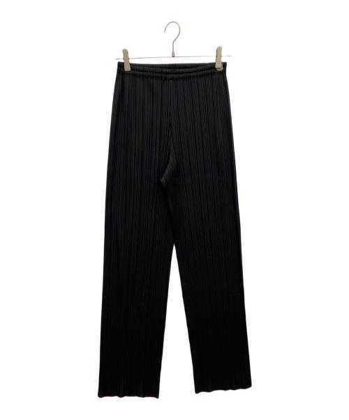 PLEATS PLEASE（プリーツプリーズ）PLEATS PLEASE (プリーツプリーズ) プリーツパンツ ブラック サイズ:4の古着・服飾アイテム