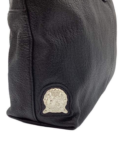 A.D.M.J.（エーディーエムジェイ）A.D.M.J. (エーディーエムジェイ) スワロフスキー　レザー ワンショルダーバッグ ブラックの古着・服飾アイテム