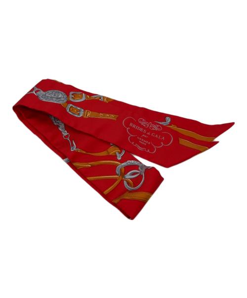 HERMES（エルメス）HERMES (エルメス) Brides de GALA　ツイリー レッドの古着・服飾アイテム