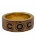CHANEL（シャネル）の古着「coco柄ゴールドリング」｜ゴールド