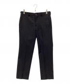 COMME des GARCONS HOMME PLUSコムデギャルソンオムプリュス）の古着「モヘア混ヘリンボーンテーパードパンツ」｜ブラック