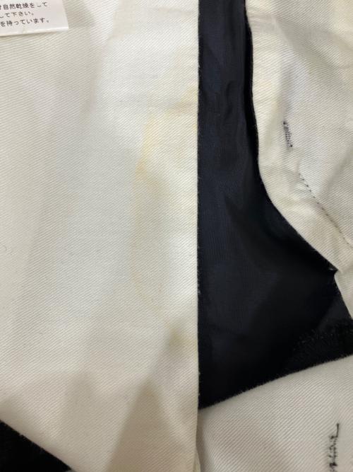 COMME des GARCONS HOMME PLUS（コムデギャルソンオムプリュス）COMME des GARCONS HOMME PLUS (コムデギャルソンオムプリュス) モヘア混ヘリンボーンテーパードパンツ ブラック サイズ:Sの古着・服飾アイテム