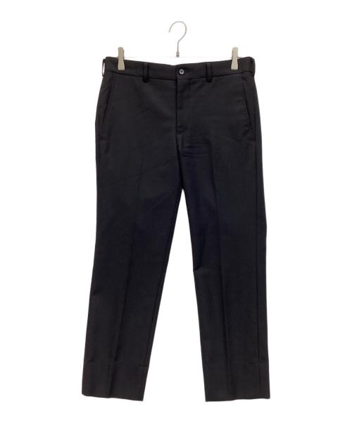 COMME des GARCONS HOMME PLUS（コムデギャルソンオムプリュス）COMME des GARCONS HOMME PLUS (コムデギャルソンオムプリュス) モヘア混ヘリンボーンテーパードパンツ ブラック サイズ:Sの古着・服飾アイテム