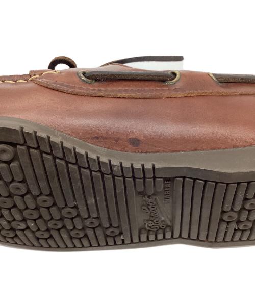 PARABOOT（パラブーツ）PARABOOT (パラブーツ) BARTH バース デッキシューズ ブラウン サイズ:7　1/2の古着・服飾アイテム