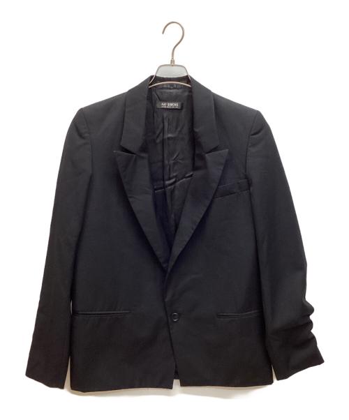 RAF SIMONS（ラフシモンズ）RAF SIMONS (ラフシモンズ) テーラードジャケット ブラック サイズ:46の古着・服飾アイテム