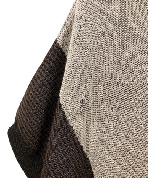 taupe（トープ）TAUPE (トープ) ニットベスト ブラウン サイズ:03の古着・服飾アイテム