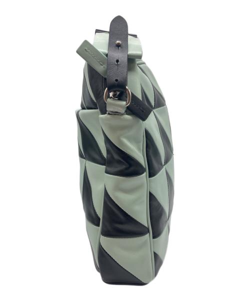 JORDANLUCA（ジョーダンルカ）JORDANLUCA (ジョーダンルカ) ショルダーバッグ ブラック×スカイブルーの古着・服飾アイテム