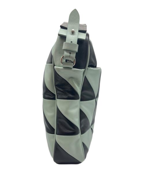 JORDANLUCA（ジョーダンルカ）JORDANLUCA (ジョーダンルカ) ショルダーバッグ ブラック×スカイブルーの古着・服飾アイテム