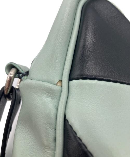 JORDANLUCA（ジョーダンルカ）JORDANLUCA (ジョーダンルカ) ショルダーバッグ ブラック×スカイブルーの古着・服飾アイテム