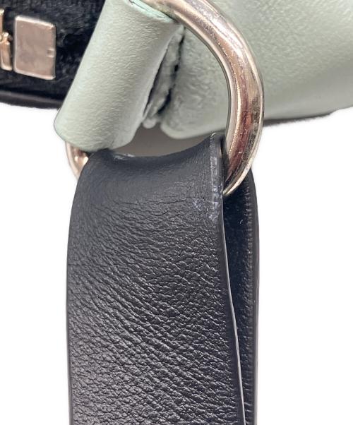 JORDANLUCA（ジョーダンルカ）JORDANLUCA (ジョーダンルカ) ショルダーバッグ ブラック×スカイブルーの古着・服飾アイテム