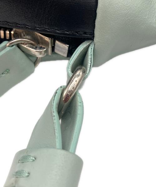 JORDANLUCA（ジョーダンルカ）JORDANLUCA (ジョーダンルカ) ショルダーバッグ ブラック×スカイブルーの古着・服飾アイテム