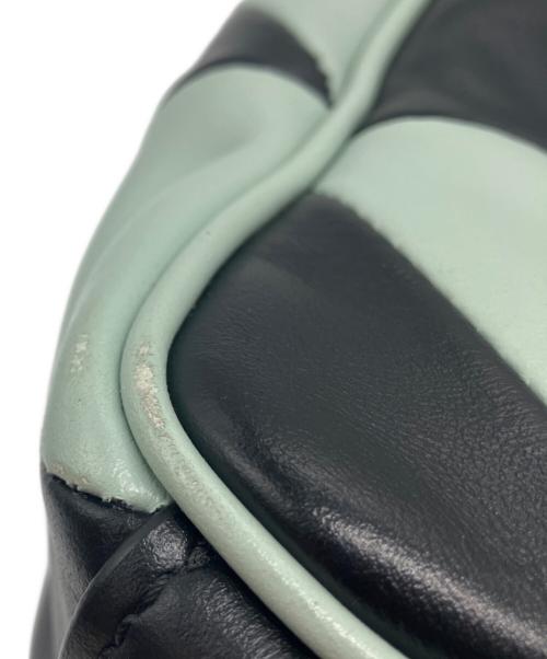 JORDANLUCA（ジョーダンルカ）JORDANLUCA (ジョーダンルカ) ショルダーバッグ ブラック×スカイブルーの古着・服飾アイテム