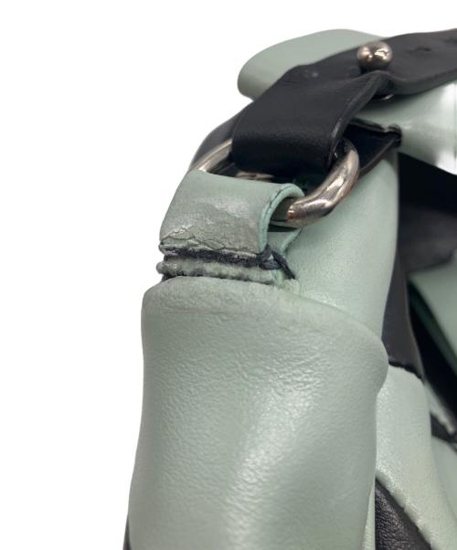 JORDANLUCA（ジョーダンルカ）JORDANLUCA (ジョーダンルカ) ショルダーバッグ ブラック×スカイブルーの古着・服飾アイテム