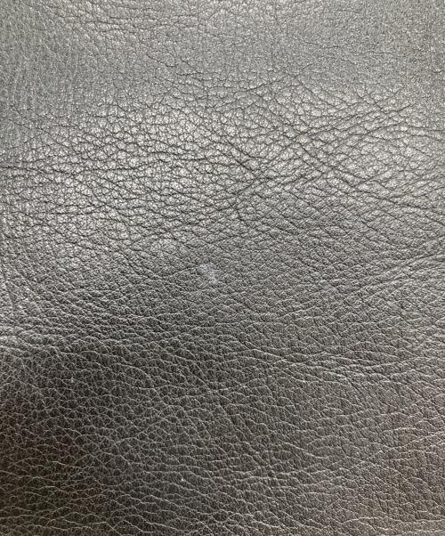 gemeil（ジェムイル）gemeil (ジェムイル) レザー巾着バッグ ブラックの古着・服飾アイテム