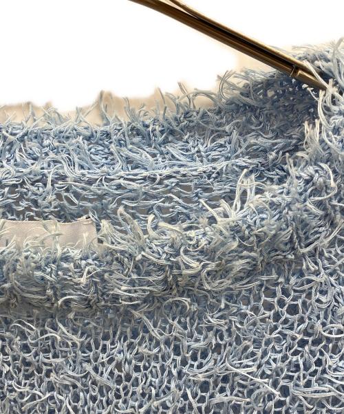 kota gushiken（コウタグシケン）kota gushiken (コウタグシケン) コットンニット ブルー×オレンジ サイズ:2の古着・服飾アイテム