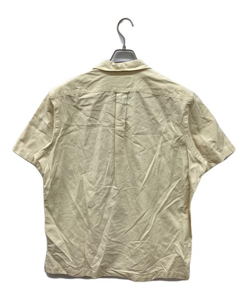 POLO RALPH LAUREN（ポロ・ラルフローレン）POLO RALPH LAUREN (ポロ・ラルフローレン) コットンシルク開襟S/Sシャツ アイボリー サイズ:Ｌの古着・服飾アイテム