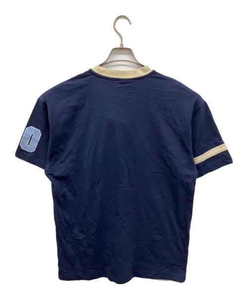 stussy（ステューシー）stussy (ステューシー) ロゴプリントTシャツ ネイビー サイズ:Lの古着・服飾アイテム