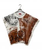Vivienne Westwood RED LABELヴィヴィアンウエストウッドレッドレーベル）の古着「ポンチョ型カットソー」｜ブラウン