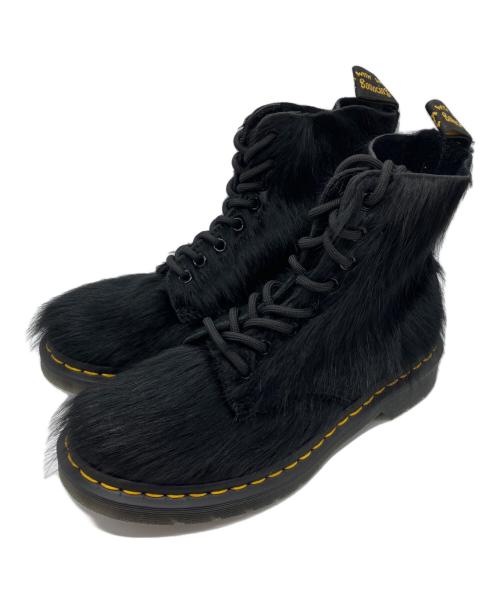 Dr.Martens（ドクターマーチン）Dr.Martens (ドクターマーチン) ハラコ 8ホール 1460 PELOSO ブラック サイズ:UK5の古着・服飾アイテム