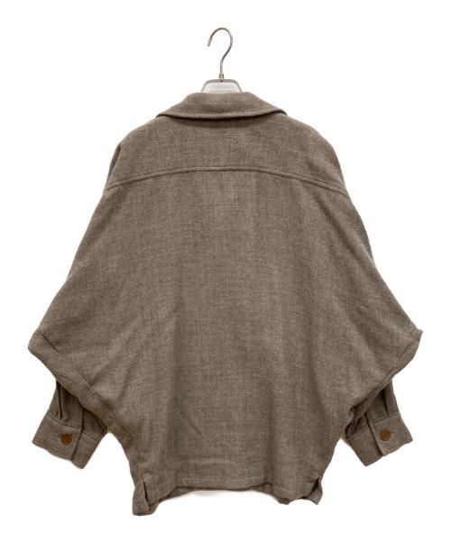 Vivienne Westwood man（ヴィヴィアン ウェストウッド マン）Vivienne Westwood man (ヴィヴィアン ウェストウッド マン) ドルマンスリーブシャツブルゾン ブラウン サイズ:記載なしの古着・服飾アイテム
