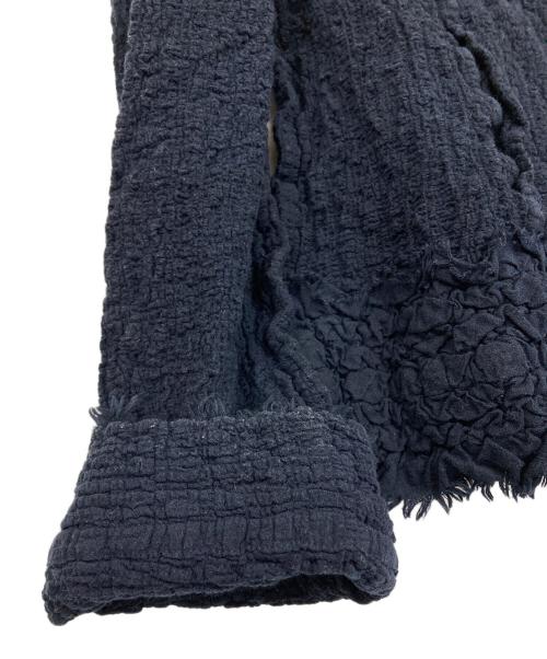 me ISSEY MIYAKE（ミーイッセイ ミヤケ）me ISSEY MIYAKE (ミーイッセイ ミヤケ) シワデザインジャケット ネイビー サイズ:-の古着・服飾アイテム