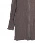 中古・古着 me ISSEY MIYAKE (ミーイッセイ ミヤケ) シワ加工ジップジャケット ブラウン サイズ:表記無し：12000円