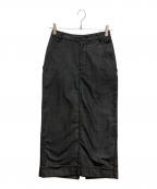 ROBE DE CHAMBRE COMME DES GARCONSローブドシャンブル コムデギャルソン）の古着「ロングスカート」｜ブラック