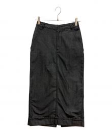 ROBE DE CHAMBRE COMME DES GARCONS（ローブドシャンブル コムデギャルソン）の古着「ロングスカート」｜ブラック