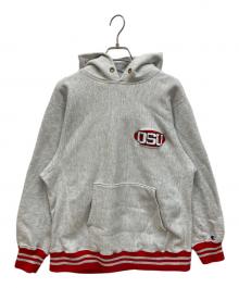 Champion（チャンピオン）の古着「リバースウィーブスウェット プルオーバー」｜ライトグレー