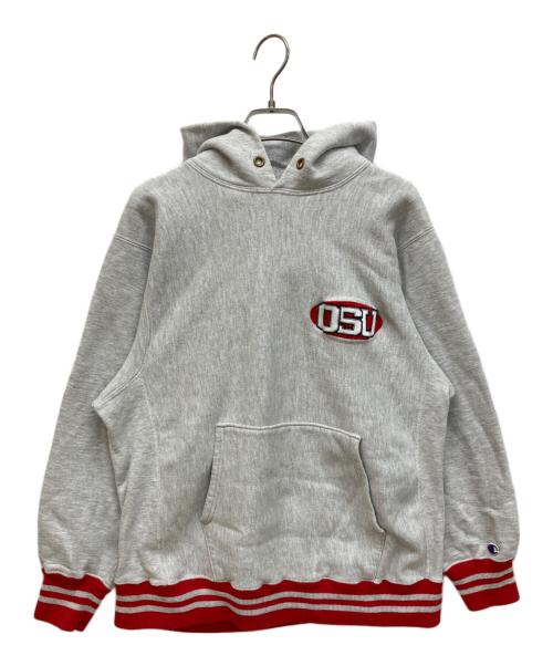 Champion（チャンピオン）Champion (チャンピオン) リバースウィーブスウェット プルオーバー ライトグレー サイズ:LARGEの古着・服飾アイテム