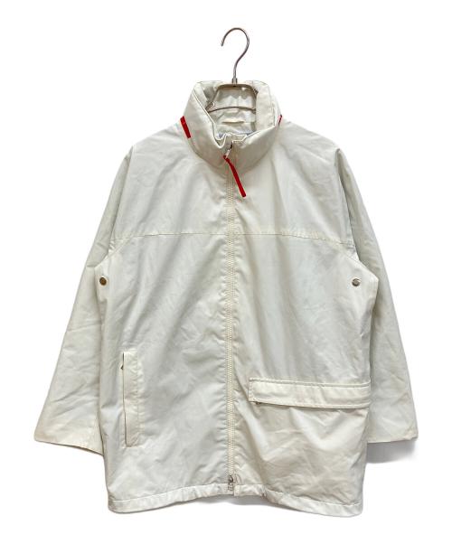 PRADA SPORTS（プラダスポーツ）PRADA SPORTS (プラダスポーツ) ゴアテックス ジップアップ ジャケット　ナイロンジャケット ホワイト サイズ:46の古着・服飾アイテム