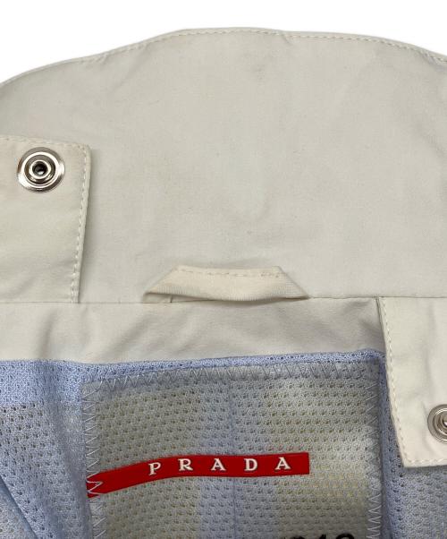 PRADA SPORTS（プラダスポーツ）PRADA SPORTS (プラダスポーツ) ゴアテックス ジップアップ ジャケット　ナイロンジャケット ホワイト サイズ:46の古着・服飾アイテム