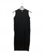 ATONエイトン）の古着「SUVIN 60/2 TANK TOP DRESS」｜ブラック