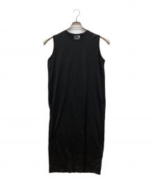 ATON（エイトン）の古着「SUVIN 60/2 TANK TOP DRESS」｜ブラック