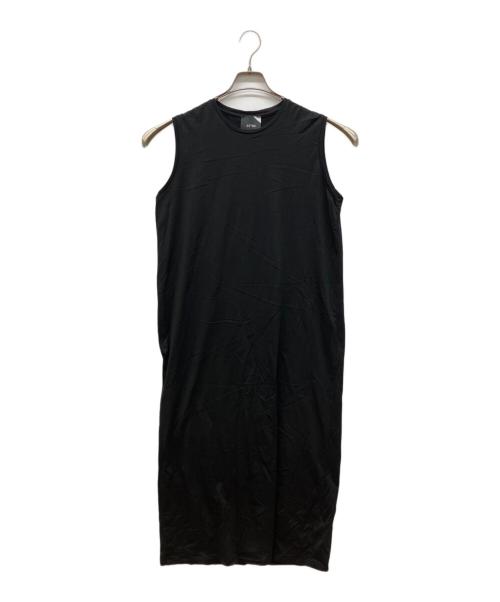 ATON（エイトン）ATON (エイトン) SUVIN 60/2 TANK TOP DRESS ブラック サイズ:2の古着・服飾アイテム