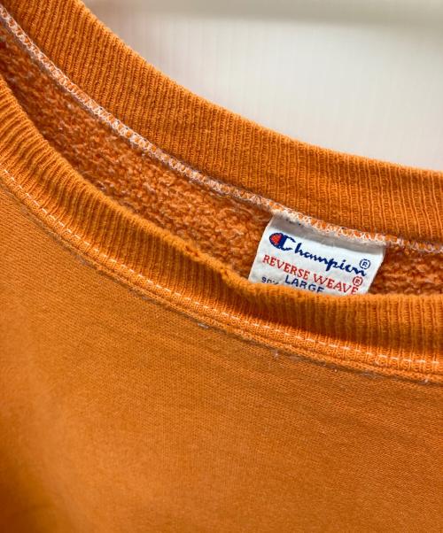 Champion REVERSE WEAVE（チャンピオン リバース ウィーブ）Champion REVERSE WEAVE (チャンピオン リバース ウィーブ) リバースウィーブスウェット オレンジ サイズ:Lの古着・服飾アイテム