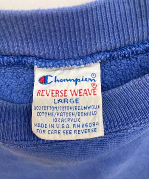 Champion REVERSE WEAVE（チャンピオン リバース ウィーブ）Champion REVERSE WEAVE (チャンピオン リバース ウィーブ) リバースウィーブスウェット ダークブルー サイズ:Lの古着・服飾アイテム