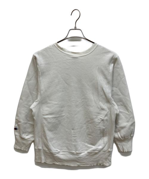 Champion REVERSE WEAVE（チャンピオン リバース ウィーブ）Champion REVERSE WEAVE (チャンピオン リバース ウィーブ) リバースウィーブスウェット ホワイト サイズ:Mの古着・服飾アイテム