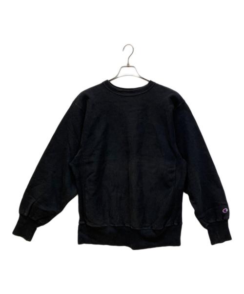 Champion REVERSE WEAVE（チャンピオン リバース ウィーブ）Champion REVERSE WEAVE (チャンピオン リバース ウィーブ) リバースウィーブスウェット ブラック サイズ:Lの古着・服飾アイテム