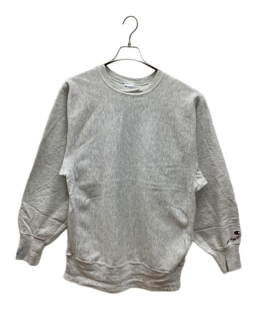 Champion REVERSE WEAVE（チャンピオン リバース ウィーブ）Champion REVERSE WEAVE (チャンピオン リバース ウィーブ) 目無しリバースウィーブスウェット グレー サイズ:XLの古着・服飾アイテム