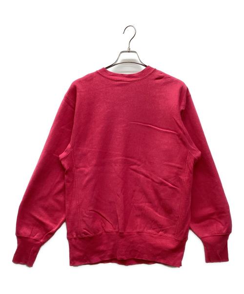 Champion REVERSE WEAVE（チャンピオン リバース ウィーブ）Champion REVERSE WEAVE (チャンピオン リバース ウィーブ) リバースウィーブスウェット サーモンピンク サイズ:Lの古着・服飾アイテム