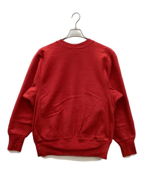 Champion REVERSE WEAVE（チャンピオン リバース ウィーブ）Champion REVERSE WEAVE (チャンピオン リバース ウィーブ) 完全目無しリバースウィーブスウェット レッド サイズ:Mの古着・服飾アイテム