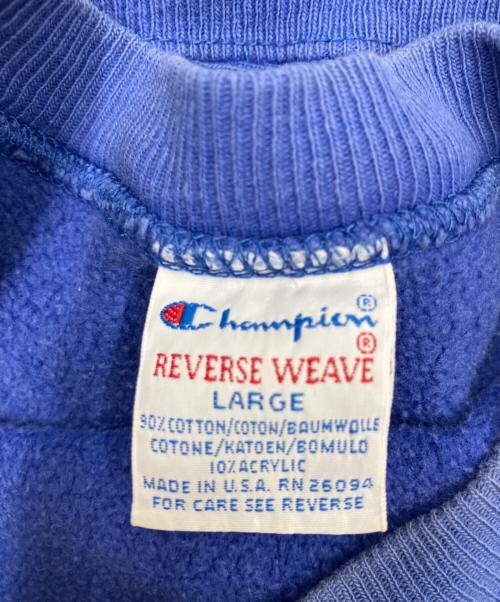 Champion REVERSE WEAVE（チャンピオン リバース ウィーブ）Champion REVERSE WEAVE (チャンピオン リバース ウィーブ) リバースウィーブスウェット ブルー サイズ:Lの古着・服飾アイテム
