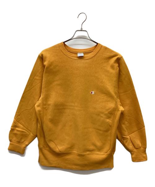 Champion REVERSE WEAVE（チャンピオン リバース ウィーブ）Champion REVERSE WEAVE (チャンピオン リバース ウィーブ) リバースウィーブスウェット イエロー サイズ:Mの古着・服飾アイテム