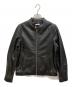 ITEMS URBAN RESEARCH（アイテムズ アーバンリサーチ）の古着「ラムレザージャケット」｜ブラック