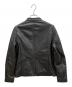 ITEMS URBAN RESEARCH (アイテムズ アーバンリサーチ) ラムレザージャケット ブラック サイズ:M：4000円