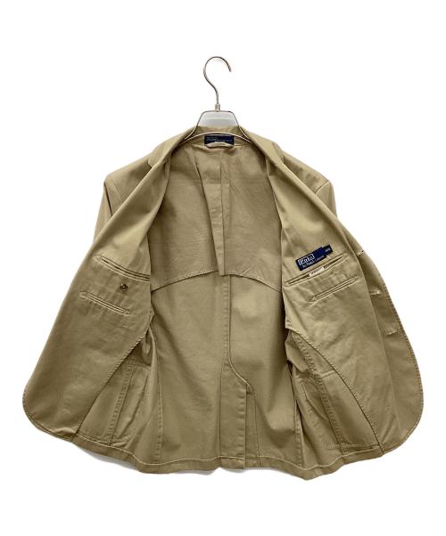 POLO RALPH LAUREN（ポロ・ラルフローレン）POLO RALPH LAUREN (ポロ・ラルフローレン) コットン3Bジャケット ベージュ サイズ:38Rの古着・服飾アイテム